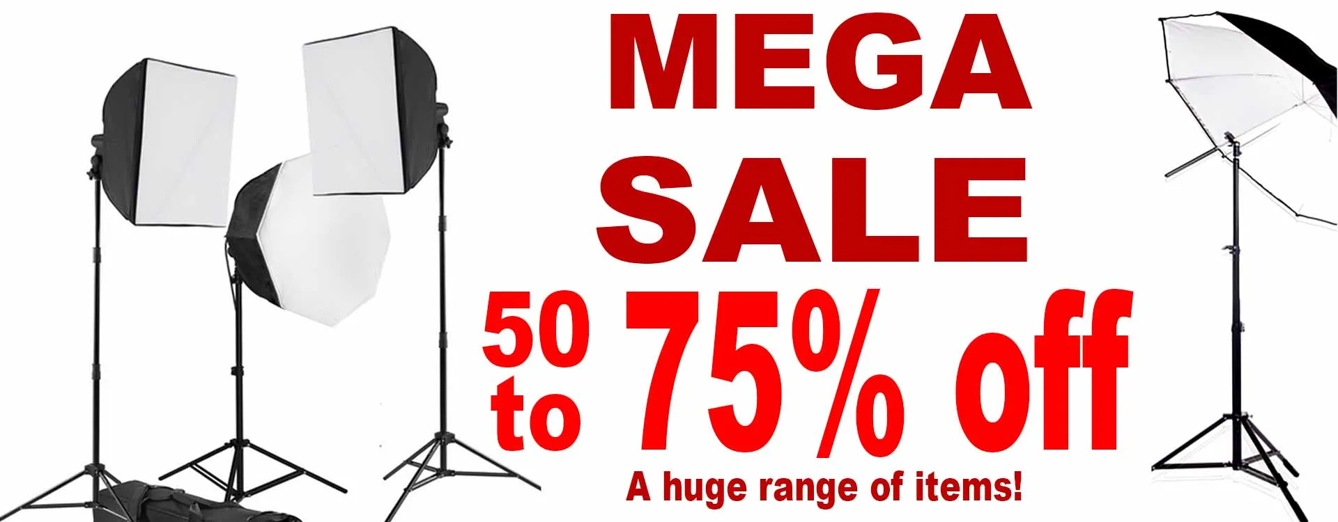 50-75% off MEGA SALE